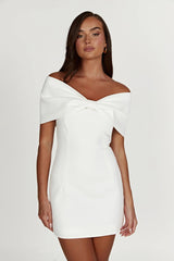 Boat Neck Casual Dress