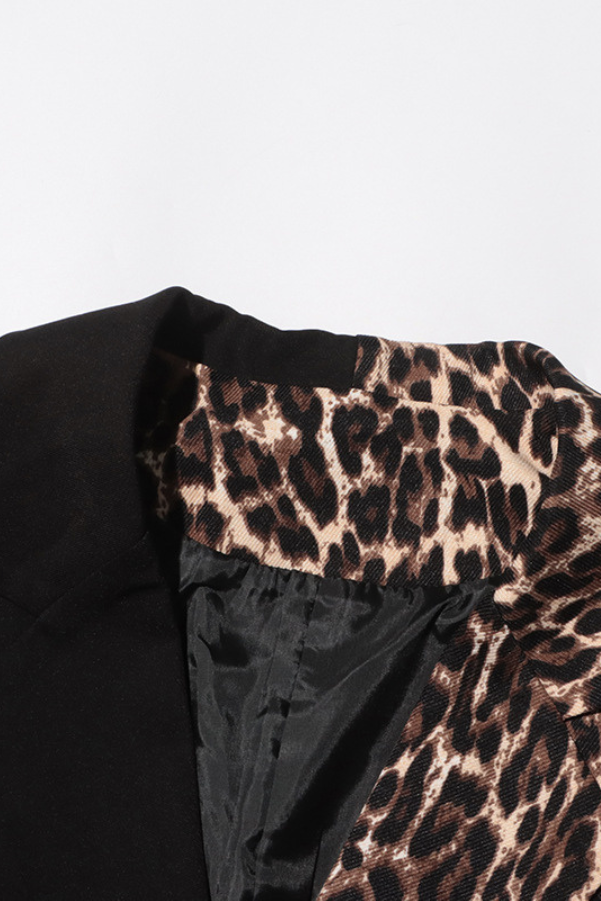 Baines Leopard Deconstruct Ruffle Suit
