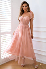 Tulle Pink Corset Sweet Party Dress