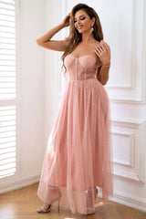 Tulle Pink Corset Sweet Party Dress
