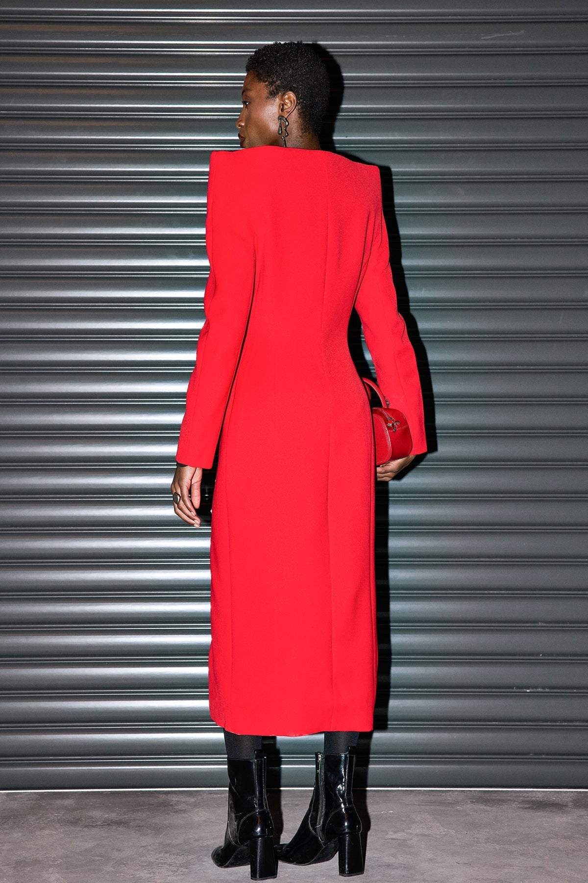 Cactus Button Deconstruct Split Coat