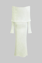 Cover-Up Off-Shoulder Maxi Dress