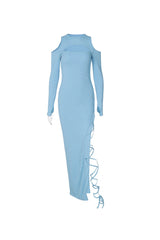 Cutout Tie-up Side Slit Dress