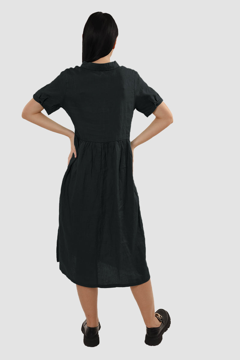 Daisy Slouchy Linen Dress