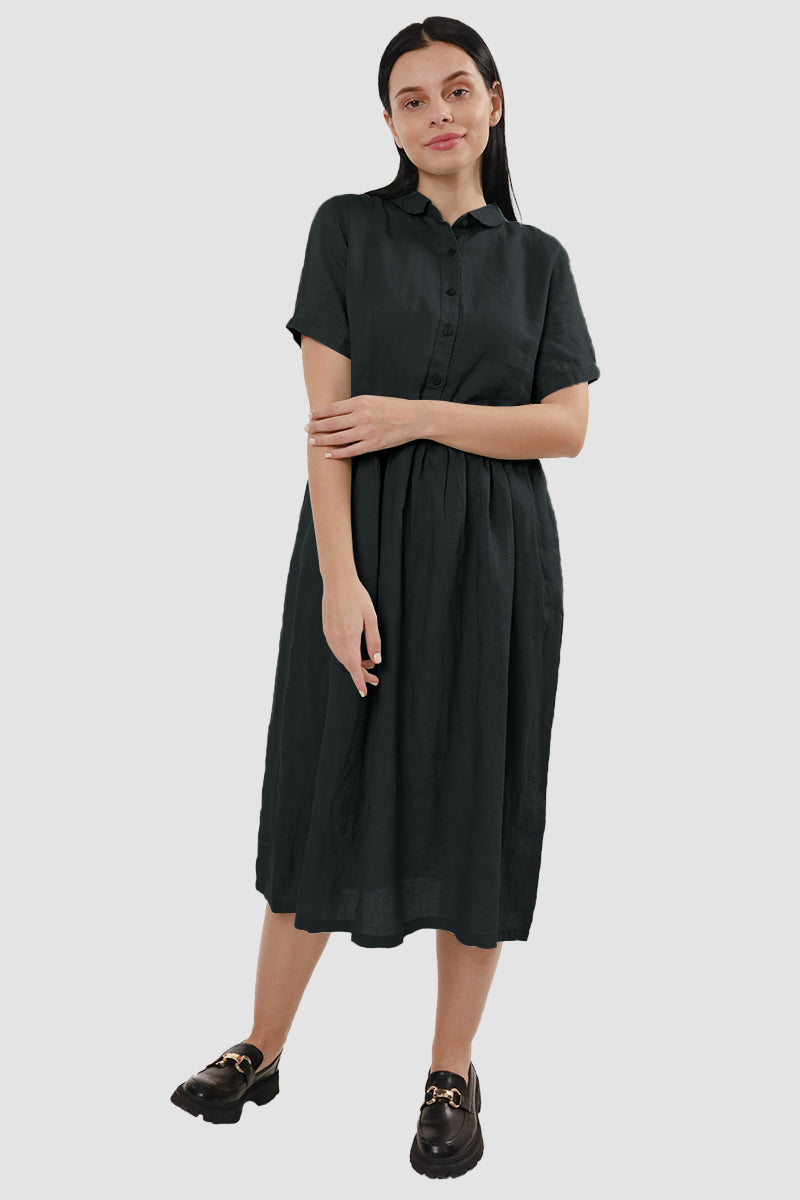 Daisy Slouchy Linen Dress