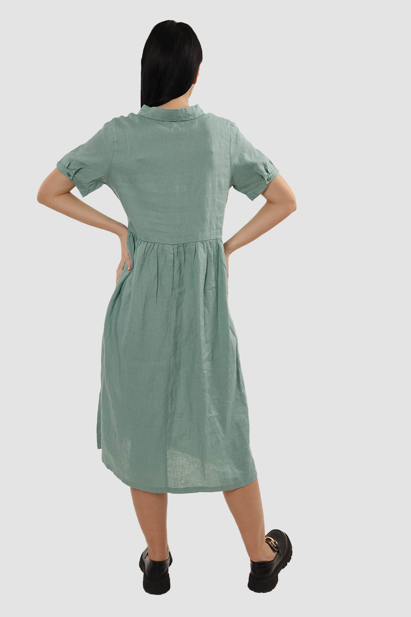 Daisy Slouchy Linen Dress