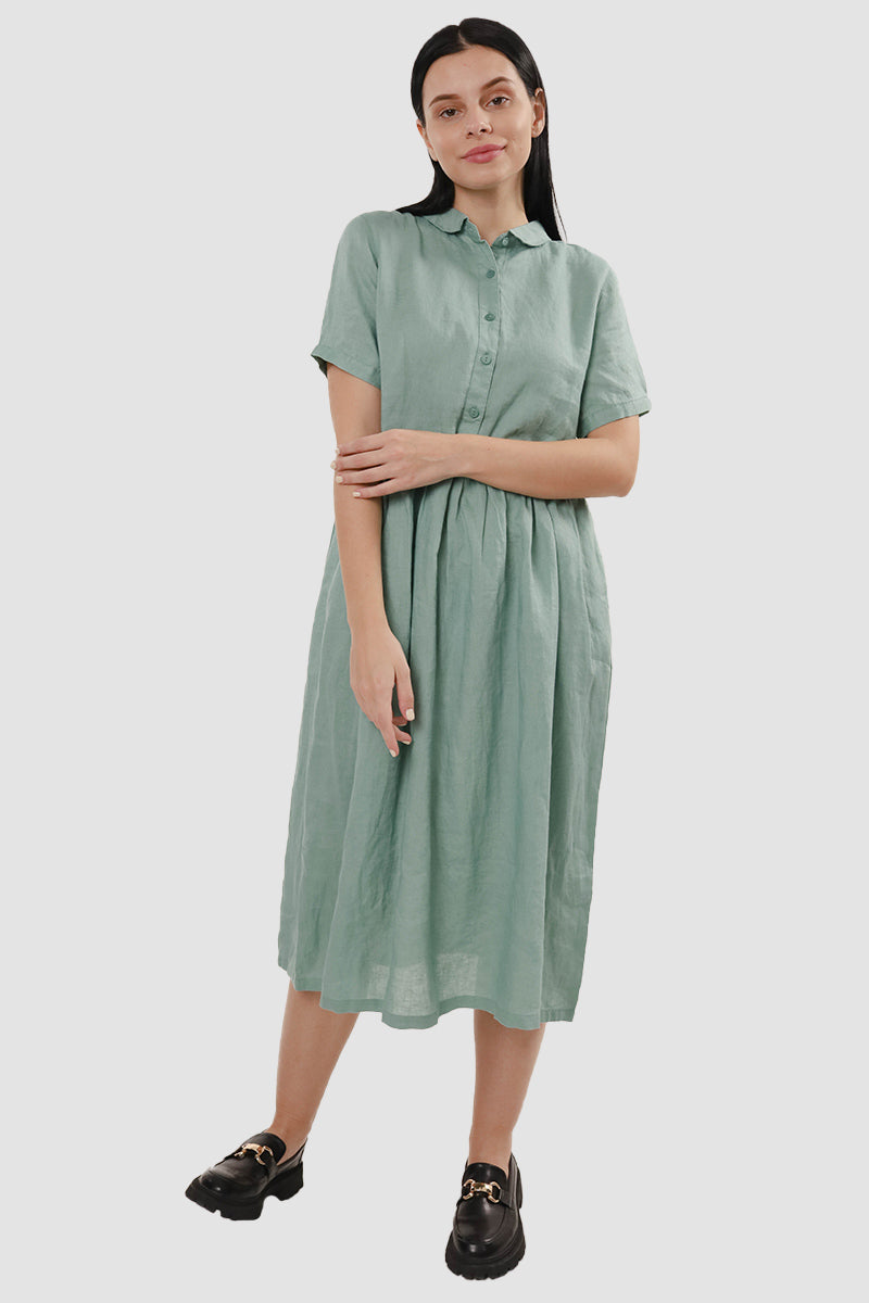 Daisy Slouchy Linen Dress