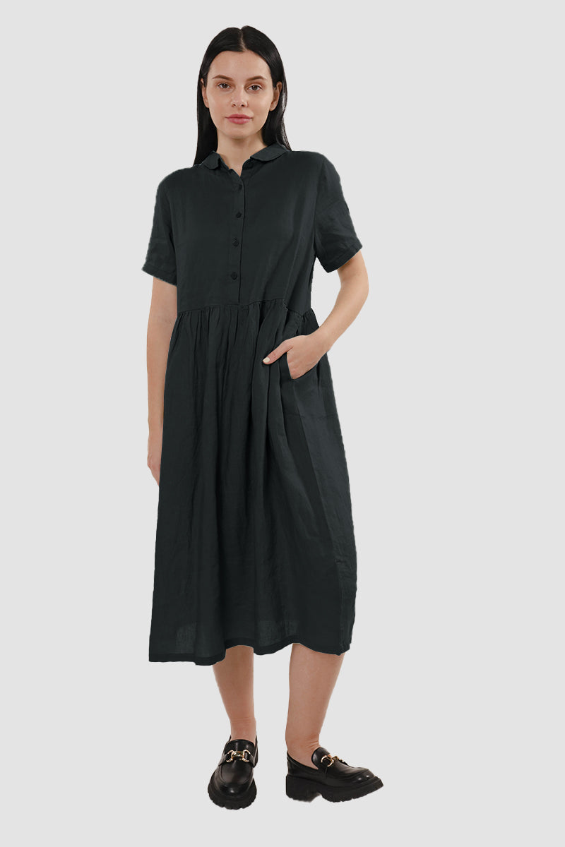 Daisy Slouchy Linen Dress