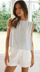 Light Blue Tank Top