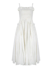 Smocked Long Dress