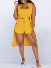 Indiebeautie Solid Ribbed 3PC Set