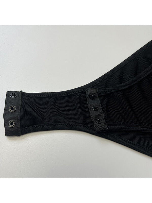 Indiebeautie Sleeveless Ribbed Bodysuit