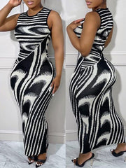 Indiebeautie Printed Sleeveless Dress