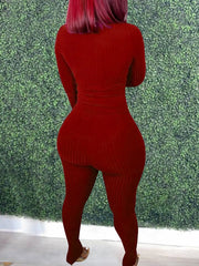 Indiebeautie Solid Ribbed 2PC Set