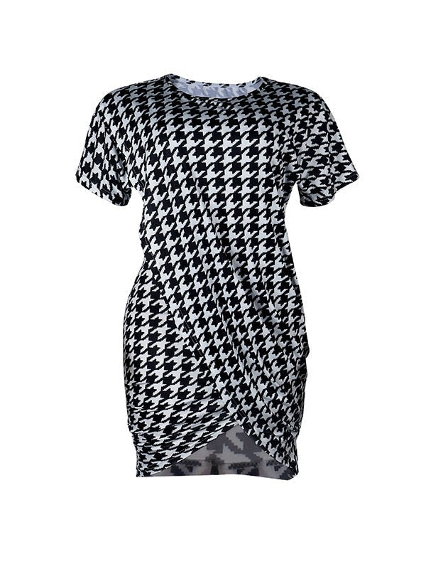Indiebeautie Printed Tulip Mini Dress