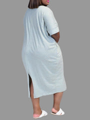 Indiebeautie Printed Tee Dress