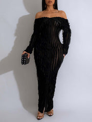 Indiebeautie Off-Shoulder Button-Front Ruched Dress