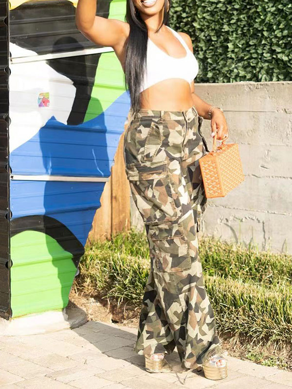 Indiebeautie Camo Cargo Pants