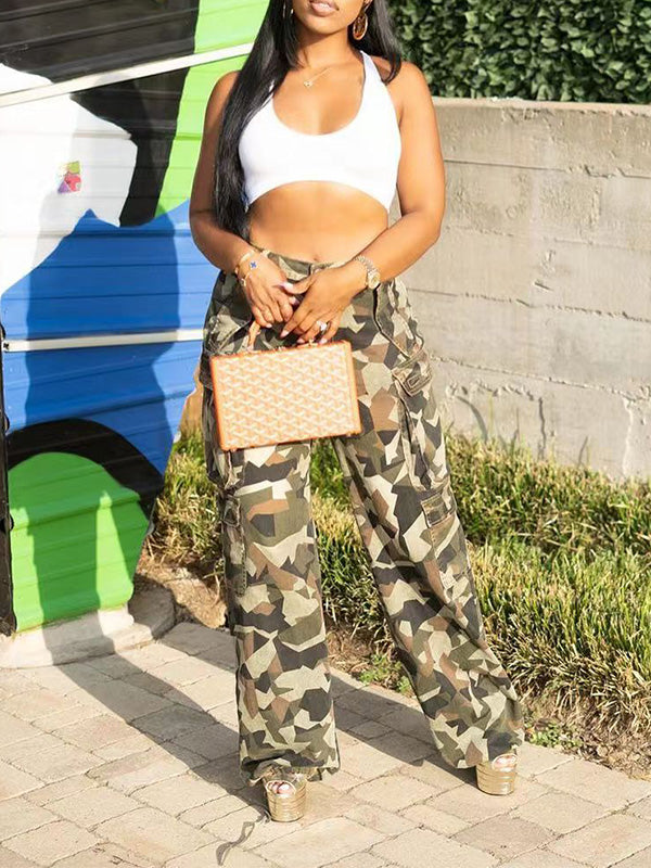 Indiebeautie Camo Cargo Pants