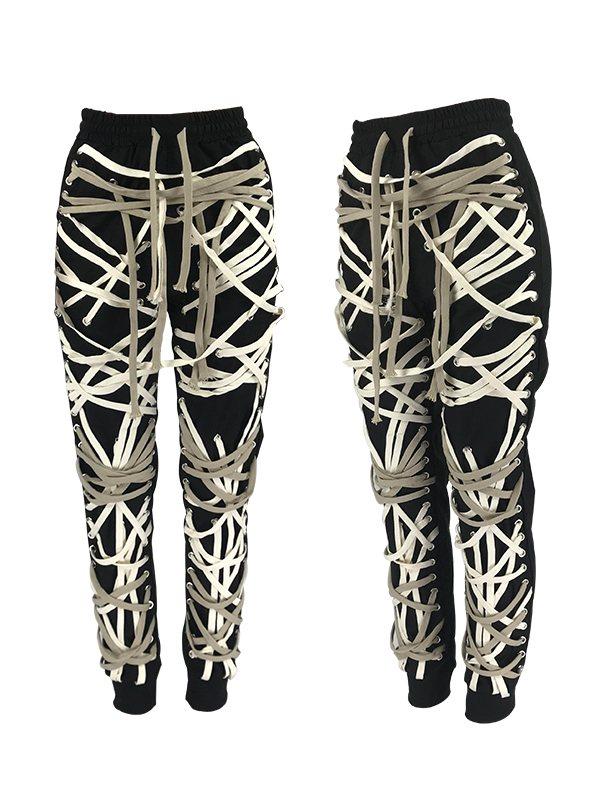 indiebeautie Lace-Up Jogger Pants