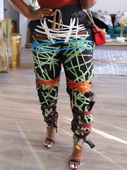indiebeautie Lace-Up Jogger Pants