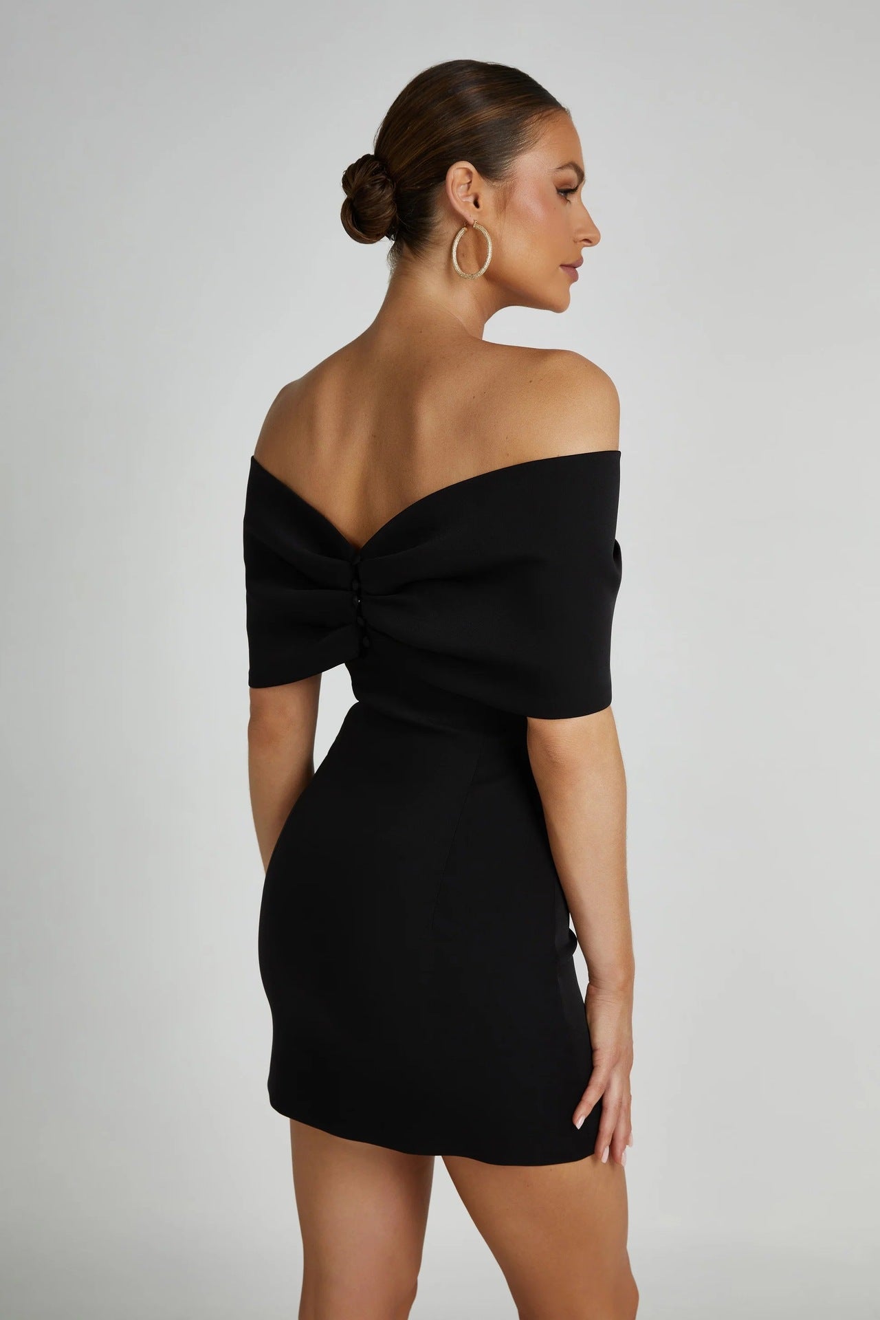 Boat Neck Casual Dress
