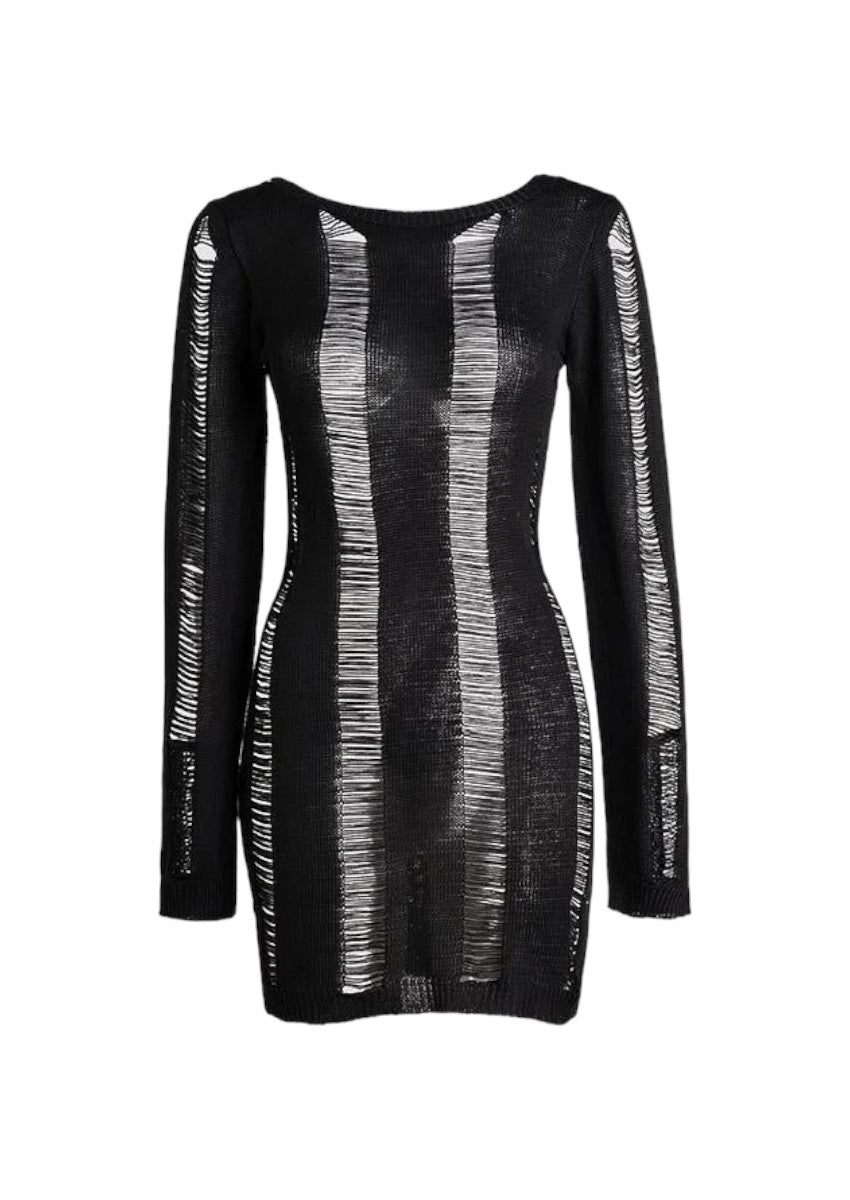 MAIN BABE  CROCHET MINI DRESS