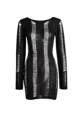 MAIN BABE  CROCHET MINI DRESS