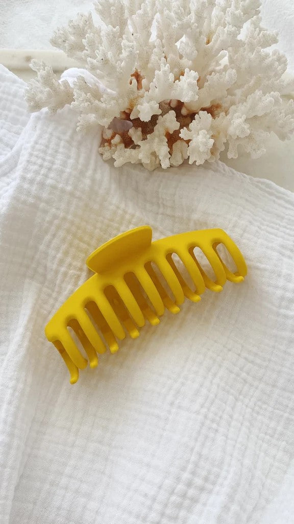 Yellow Hair Claw Clip