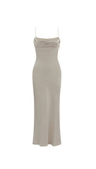 Tullia Midi Dress (Oyster)
