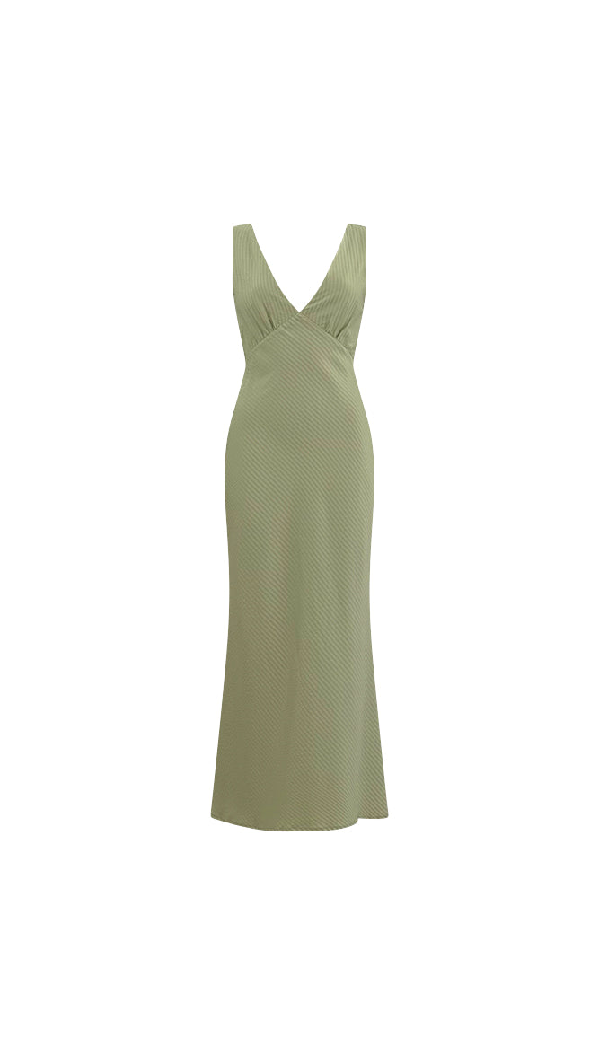 Lucy Maxi Dress (Sage)