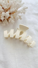 Milk Hair Claw Clip