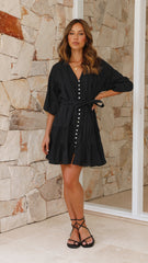 Sally Mini Dress - Black