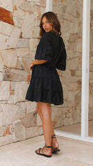 Sally Mini Dress - Black