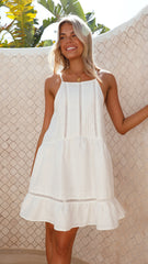 Lux Mini Dress - White