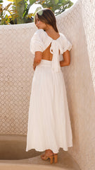 Alicia Maxikleid - Weiß