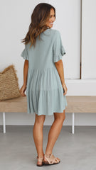Mariah Mini Dress - Sage