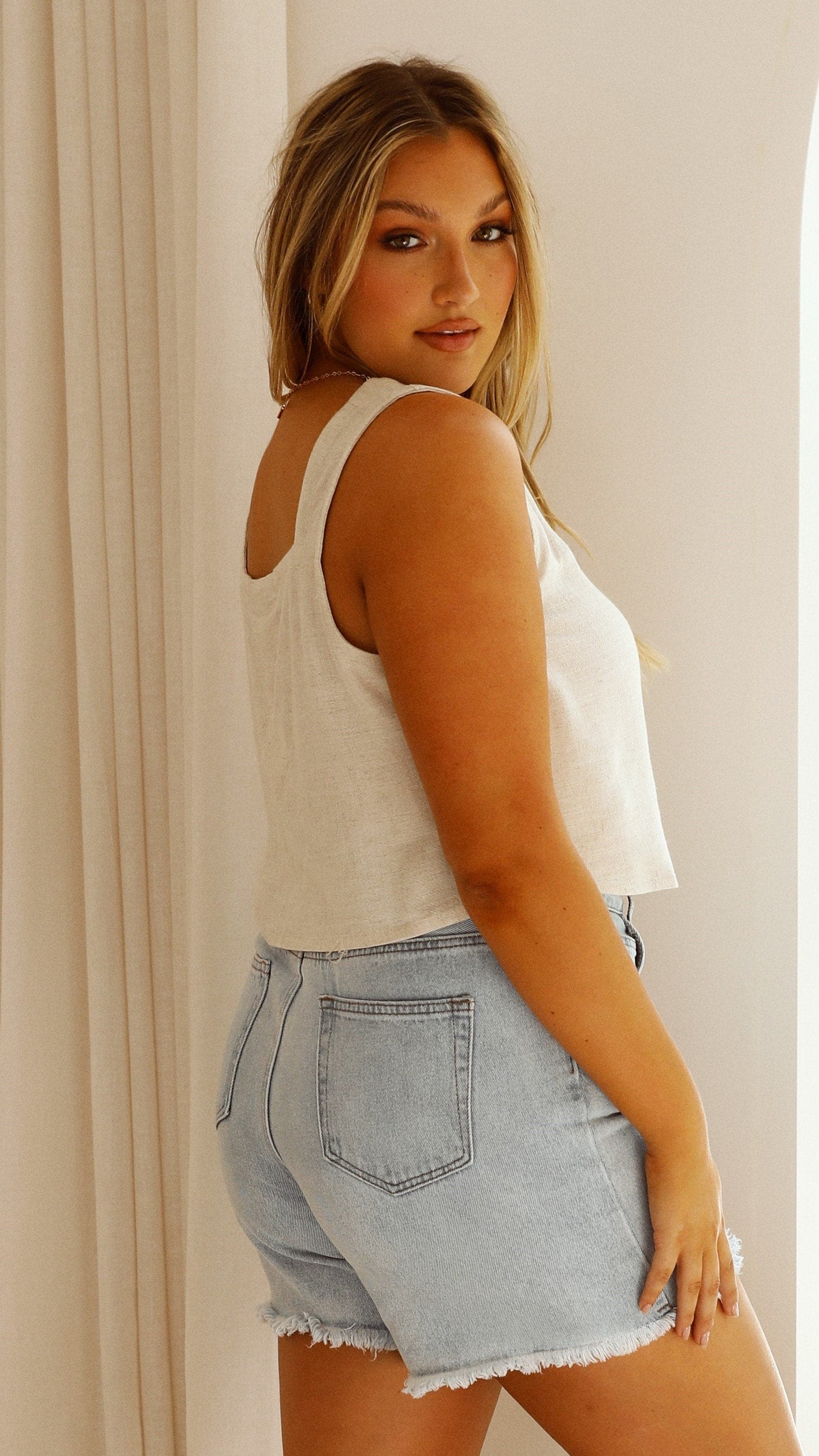 Orabella Crop Top - Natur