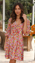 Baxter Mini Dress - Lucia Print