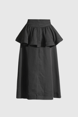 Lennox Ruffle Button Maxi Skirt