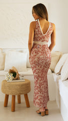 Delilah Maxi Dress (Red)