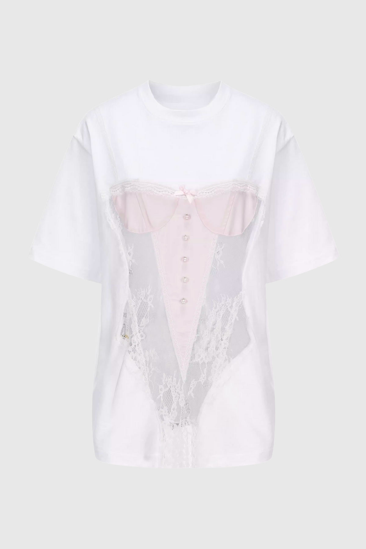 Mae Hollow See Through T Shirt