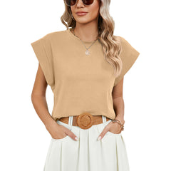 White Relaxed Crop Top