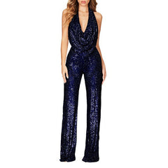 Deep V Neck Hollow Out Jumpsuits RH30063