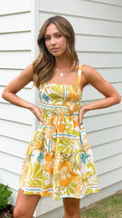 Island Mini Dress - Paradise Print