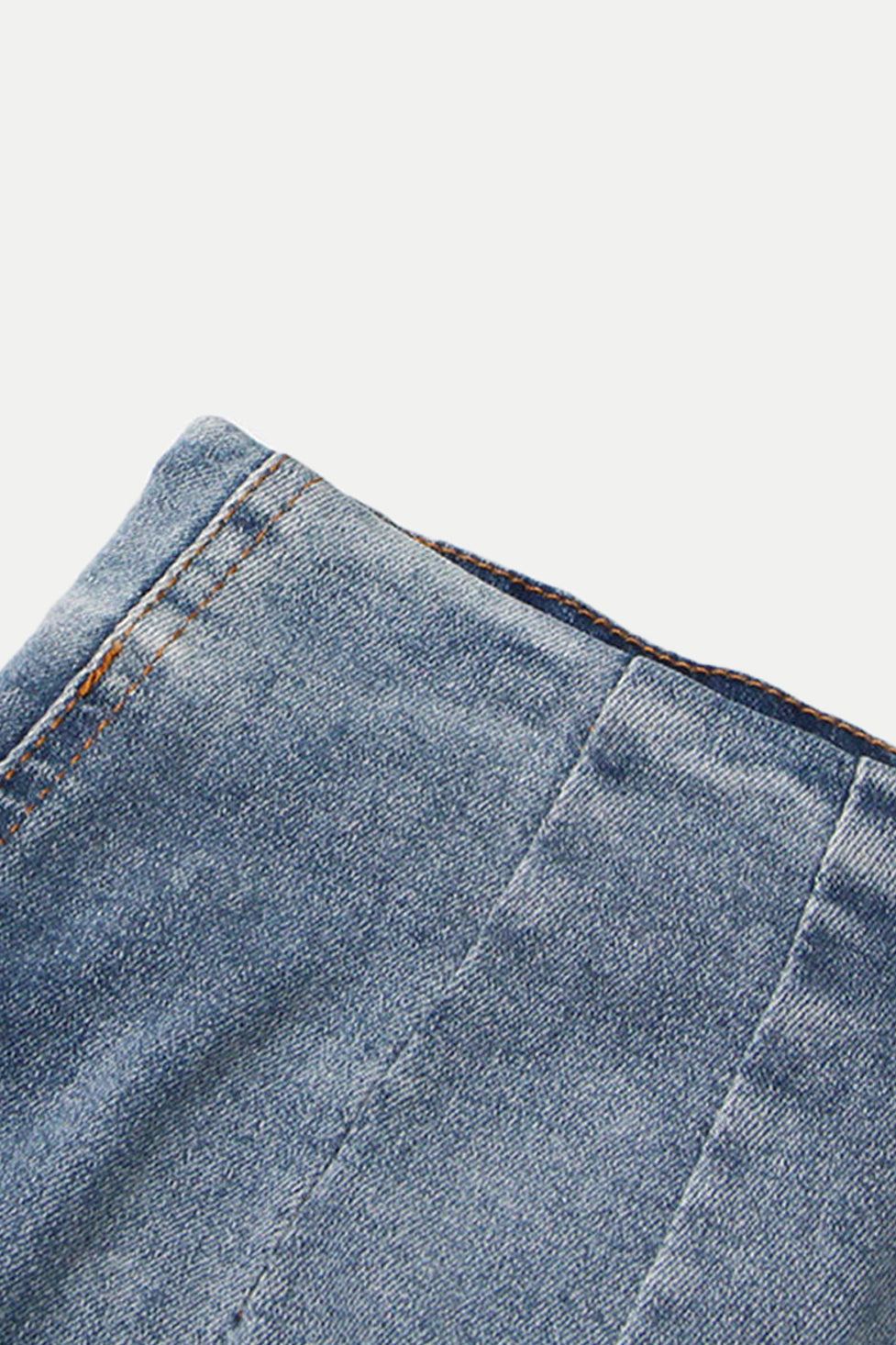 Sofia High Waist Maxi Denim Skirt