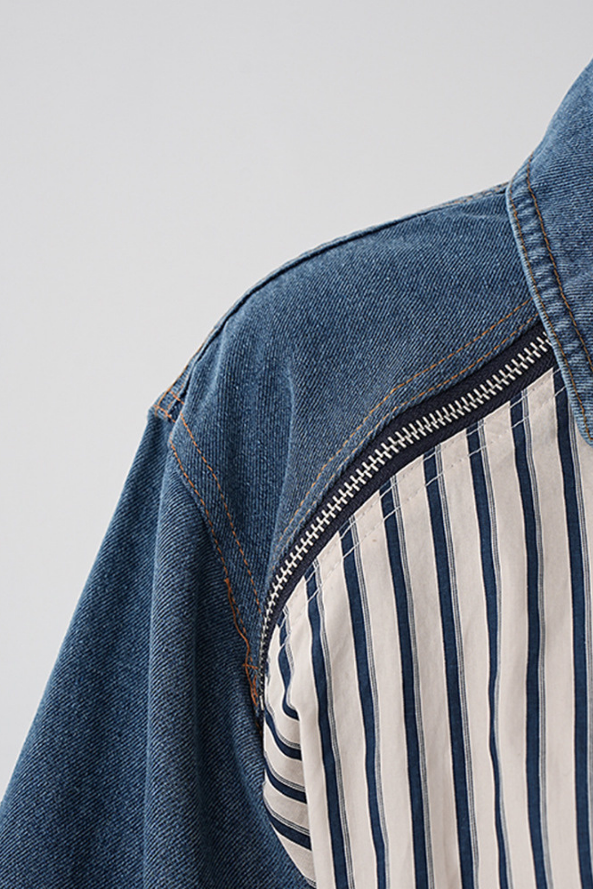 Tanvi Ruch Stripe Denim Shirt