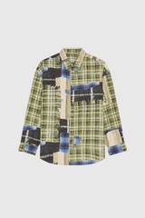 Trisha Grid Shirt In Green