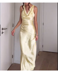 2024ss sexy deep V party dress