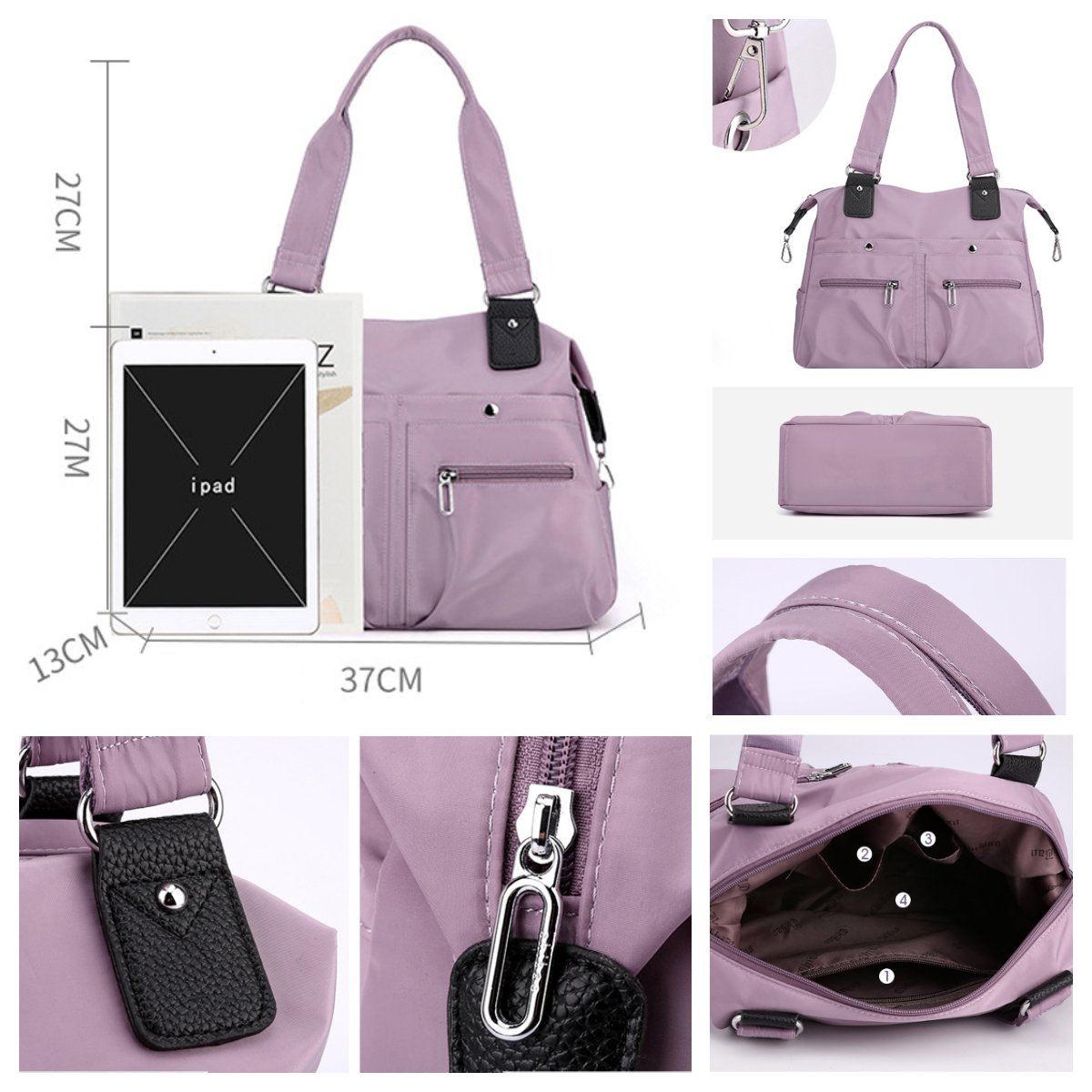 ⏰Muttertags-Schnäppchen 50 % Rabatt🔥Wasserdichte Umhängetasche mit großem Fassungsvermögen und mehreren Taschen 